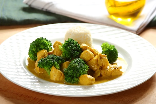 Przepis na Kurczak curry z brokułami Kurczak curry z brokułami