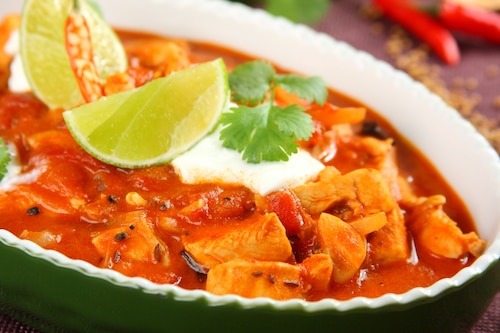 Przepis na Kurczak w sosie curry z pomidorami  Kurczak w sosie curry z pomidorami