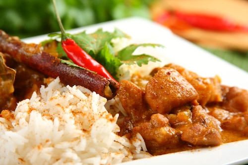 Kurczak w sosie rogan josh