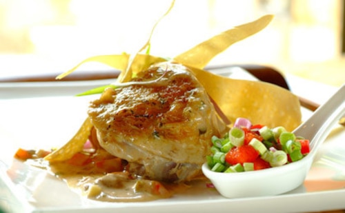 Kurczak w zielonym curry 