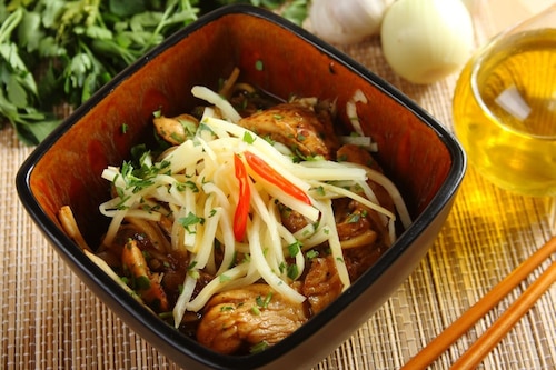 Przepis na Kurczak z bambusem Kurczak z bambusem