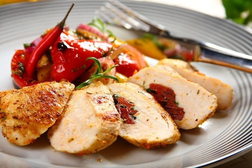 Kurczak z chorizo 