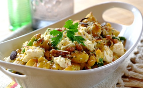 Przepis na Kurczak z curry, serem feta i ryżem Kurczak z curry, serem feta i ryżem