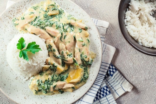 Przepis na Kurczak z brzoskwiniami Kurczak z brzoskwiniami