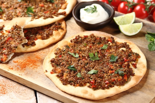 Przepis na Lahmacun - pizza turecka Lahmacun - pizza turecka