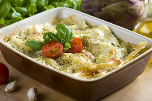 Przepis na Lasagna serowa z bakłażanem   Lasagna serowa z bakłażanem