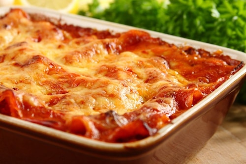 Przepis na Lasagne z mięsa mielonego drobiowego Lasagne z mięsa mielonego drobiowego
