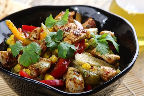 Przepis na Lekka sałatka à la kebab  Lekka sałatka à la kebab