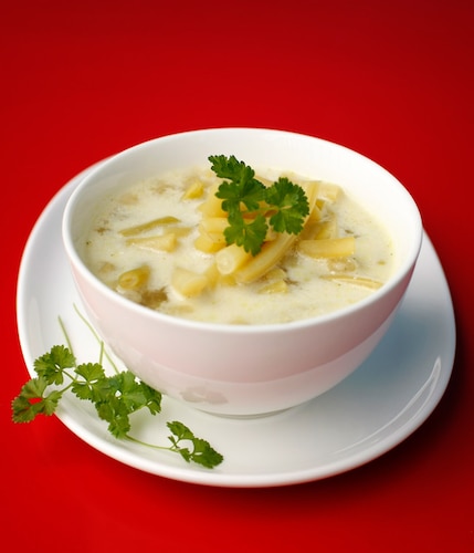 Lekka zupa z fasolki szparagowej