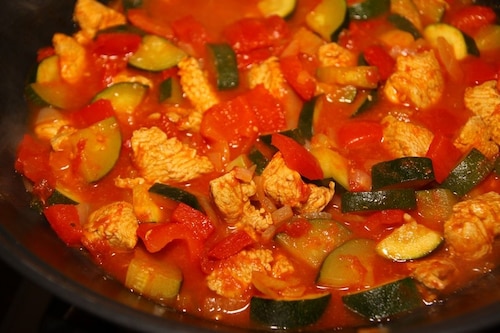 Lekkie leczo z indykiem