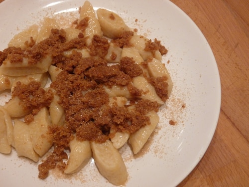 Leniwe z bułką tartą