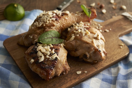 Limonkowy kurczak z grilla po tajsku