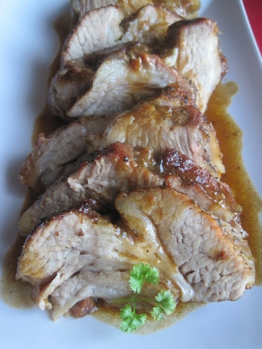 Przepis na Łopatka duszona w plastrach Łopatka duszona w plastrach