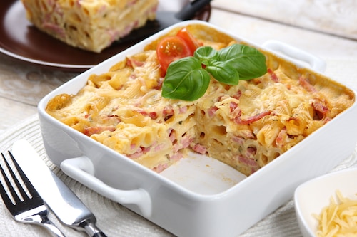 Przepis na Mac and cheese z szynką   Mac and cheese z szynką
