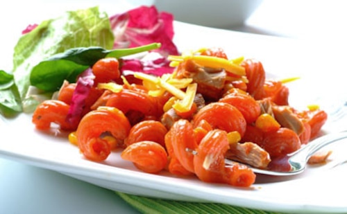 Przepis na Makaron z tuńczykiem i pomidorami Makaron z tuńczykiem i pomidorami