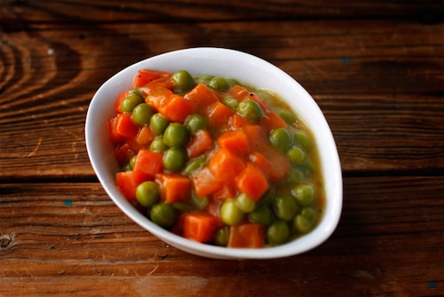 Marchewka z groszkiem