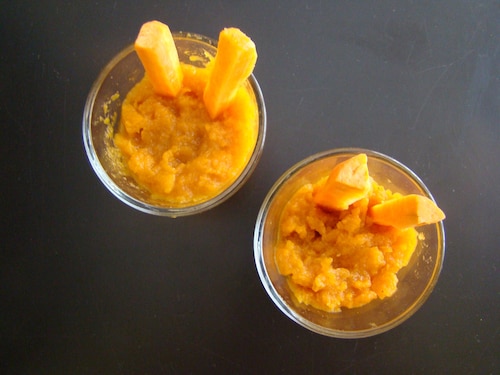 Marchewkowa granita z cynamonem