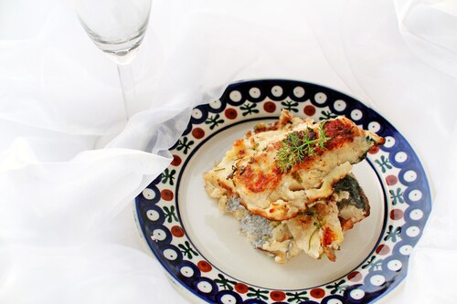 Marynowany okoń morski