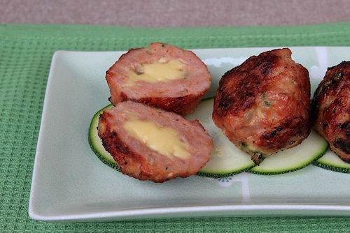 Mielone z cukinią i żółtym serem