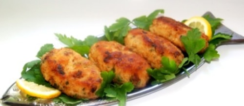 Mielone z filetów łososia z boczkiem  