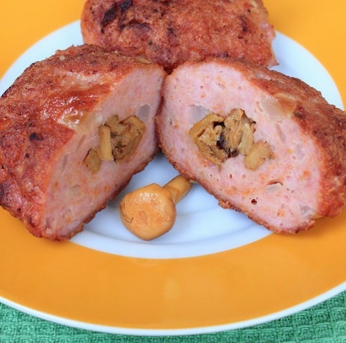 Mielone z kurkami i tymiankiem