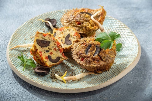 Przepis na Muffinki jajeczne z warzywami Muffinki jajeczne z warzywami