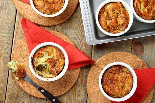 Przepis na Muffinki z cukinią  Muffinki z cukinią