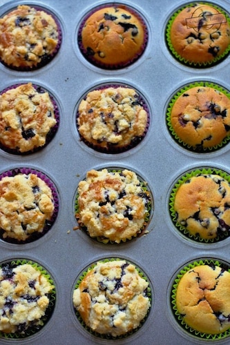 Przepis na Jagodowe muffinki Jagodowe muffinki