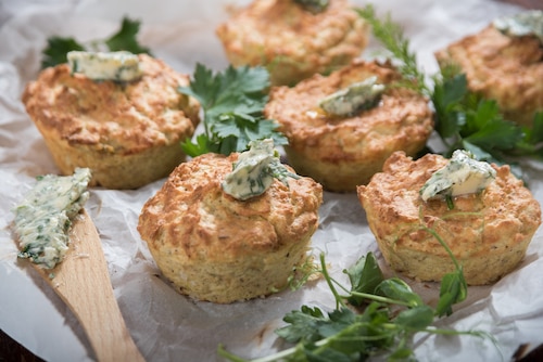 Mufinki ziemniaczane z rozmarynem