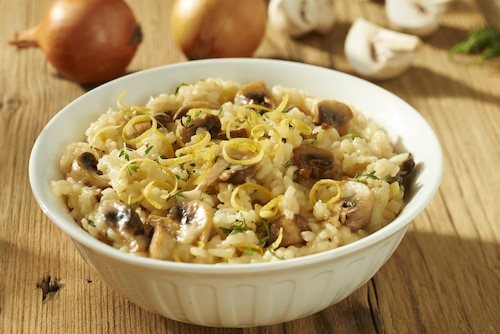 Przepis na Risotto grzybowe z nutą cytryny Risotto grzybowe z nutą cytryny