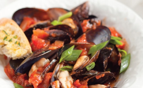 Przepis na Małże w pomidorach Małże w pomidorach