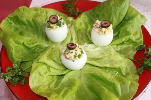 Przepis na Nadziewane jajka Wielkanocne Nadziewane jajka Wielkanocne