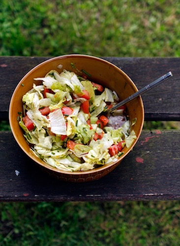 Najprostsza sałatka grillowa