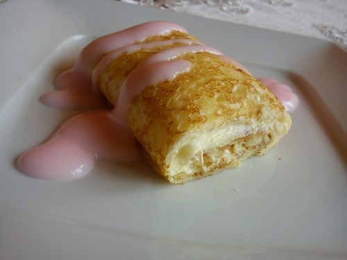 Naleśniki z serem i bananami