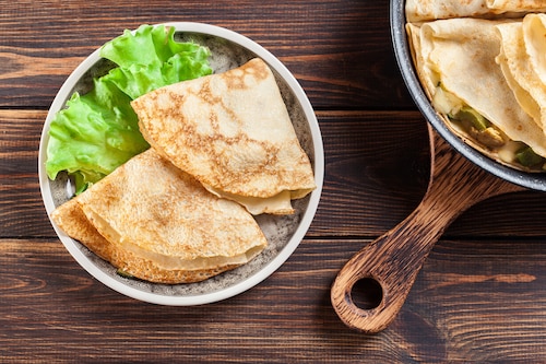 Przepis na Naleśniki z kurczakiem i cukinią Naleśniki z kurczakiem i cukinią