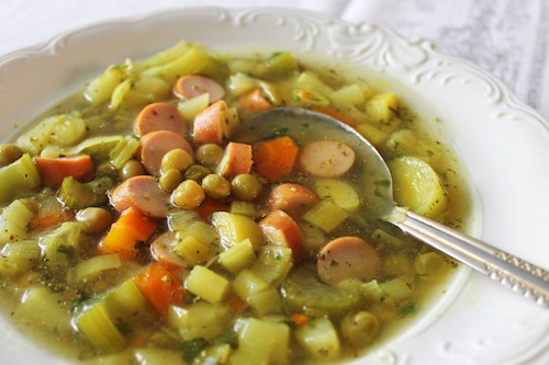 Niemiecka zupa groszkowa