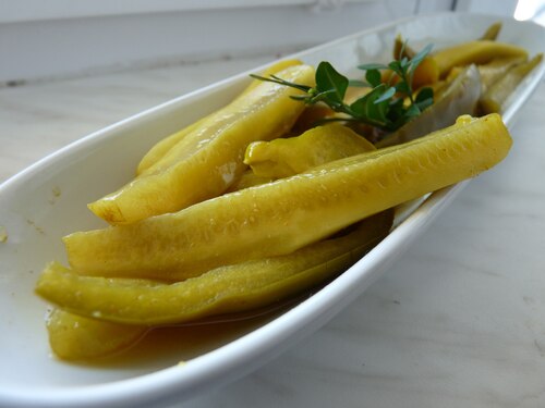 Ogórki w zalewie curry