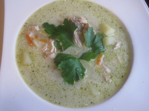 Ogórkowa z kartoflami