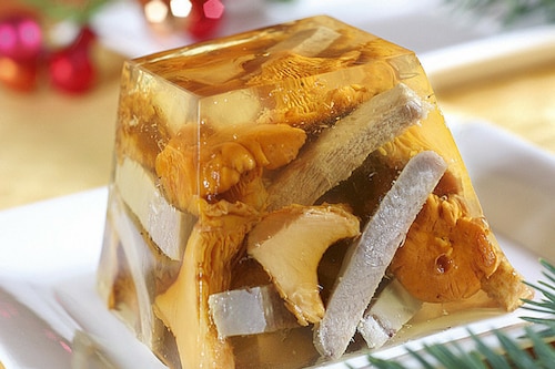 Przepis na Galaretka mięsno - grzybowa Galaretka mięsno - grzybowa