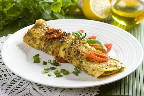 Przepis na Omlet wegetariański Omlet wegetariański