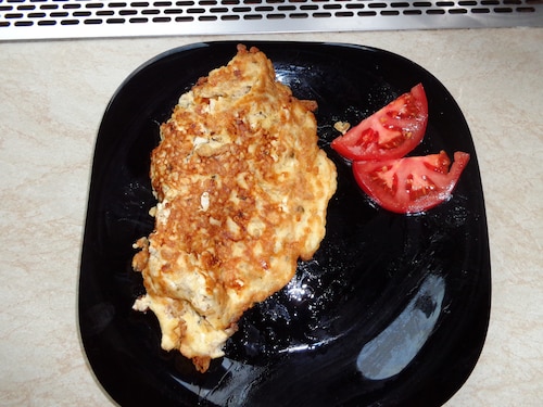 Omlet z otrębami - pyszne śniadanko !!!