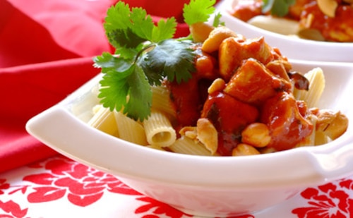 Orientalne penne z curry
