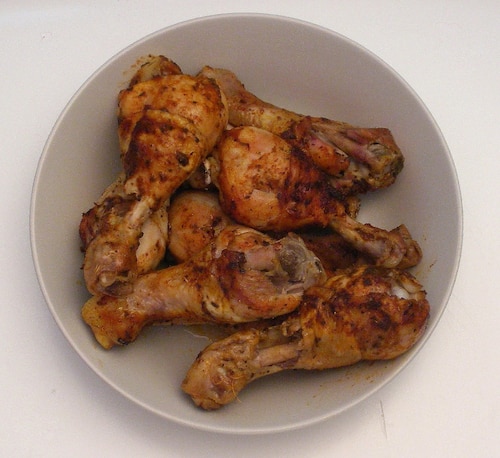 Ostre pałki z kurczaka