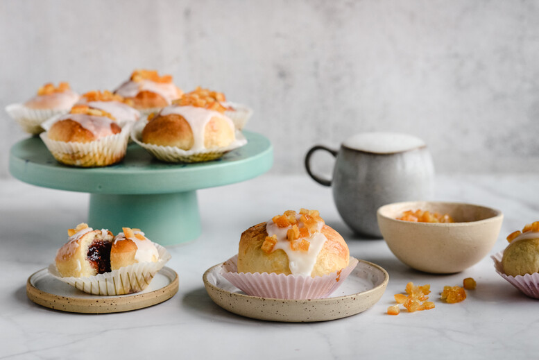 Przepis na Pączki pieczone w piekarniku Pączki pieczone w piekarniku