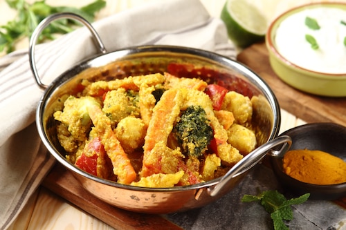 Przepis na Pakora masala - warzywa w cieście Pakora masala - warzywa w cieście