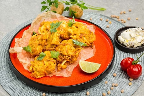 Indyjska pakora z kurczakiem