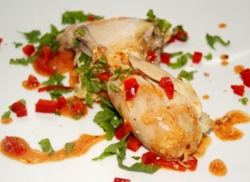 Paprykowa potrawka z kurczaka 