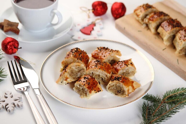 Paszteciki wigilijne z grzybami