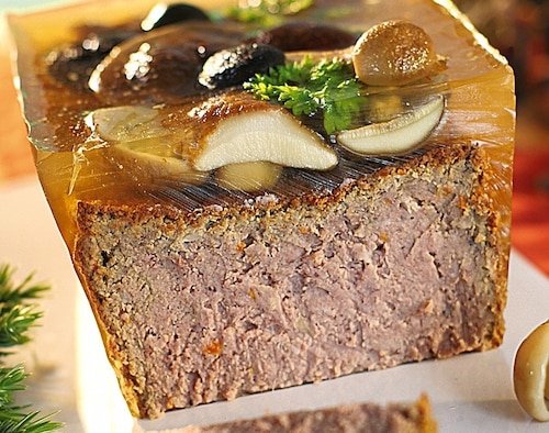 Przepis na Pasztet w grzybowym mundurku Pasztet w grzybowym mundurku