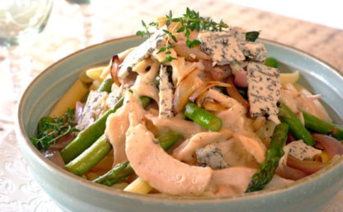 Przepis na Penne ze szparagami Penne ze szparagami